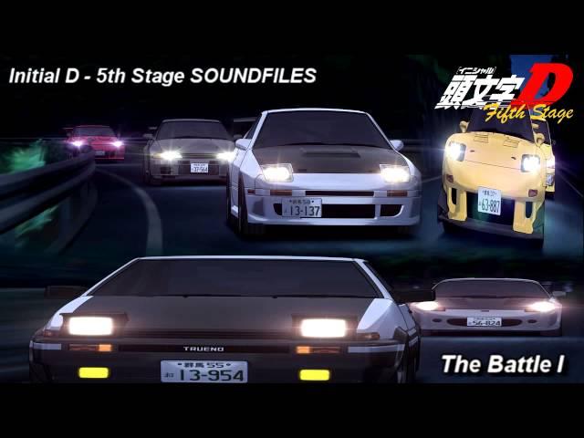 Initial D 5th Stage SOUNDFILES  Battle I