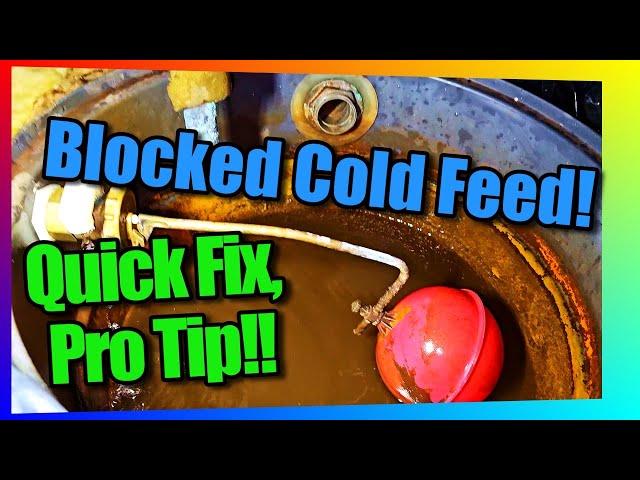 Heating Hacks: How to Safely Unblock A Cold Feed Pipe