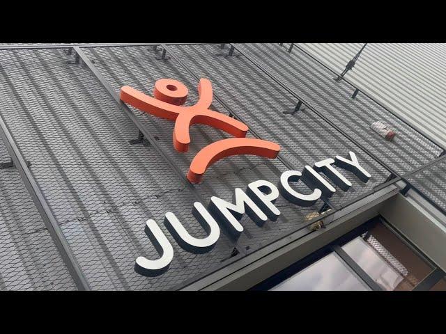 JumpCity Trampoline and Inflatable Park in Katowice, Poland - Review by Oliver R Adventures