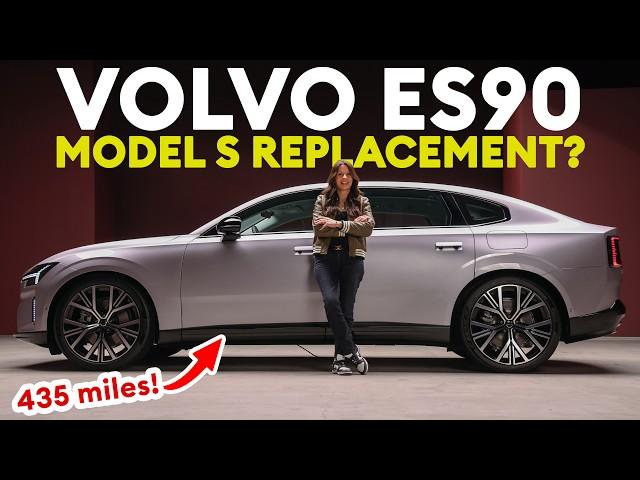 FIRST LOOK: New Volvo ES90. Goodbye range anxiety!