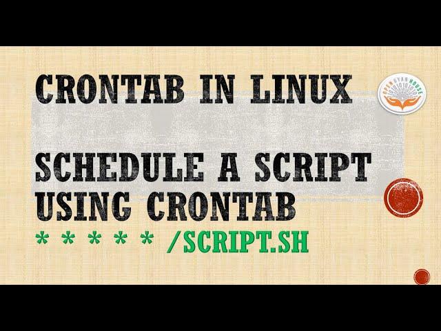 How to configure crontab in linux || want to schedule a script using crontab || Understand crontab |