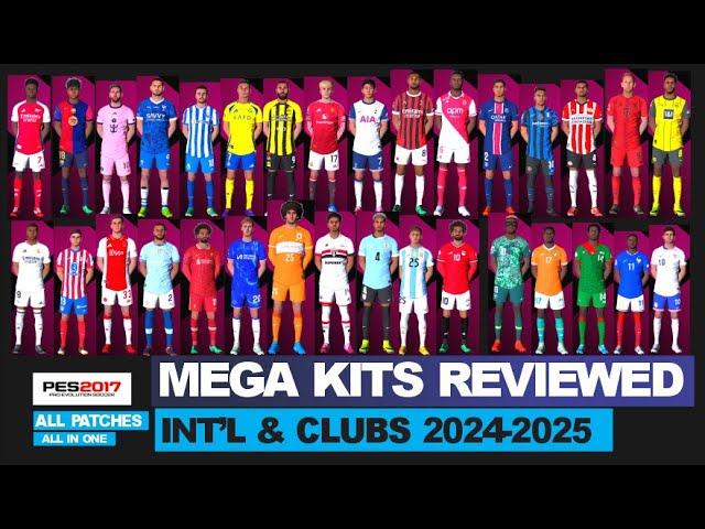 Ultimate Pes 2017 football game mega kits pack in 2024 updates