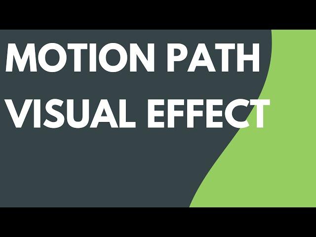 Make Objects FLY with Motion Paths!