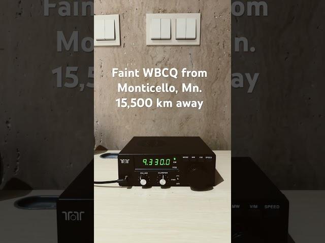 Faint WBCQ from Monticello Mn. 15,500 km away