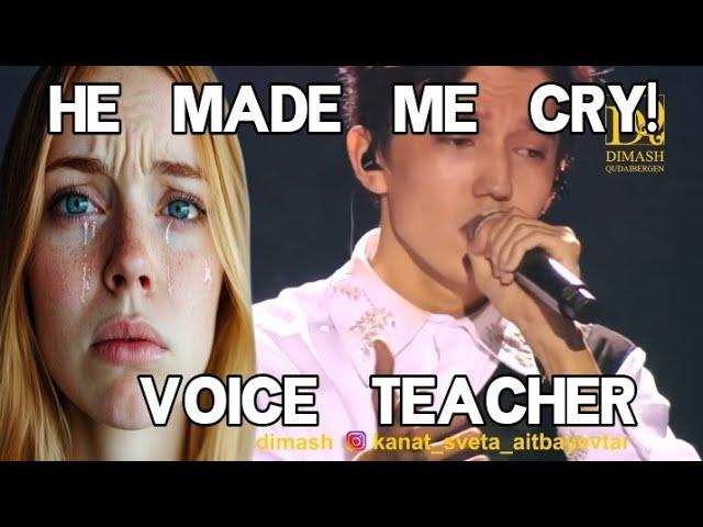 VOICE TEACHER VOCALIST FIRST TIME REACTION TO DIMASH KUDAIBERGEN DAYBREAK BASTAU 2017