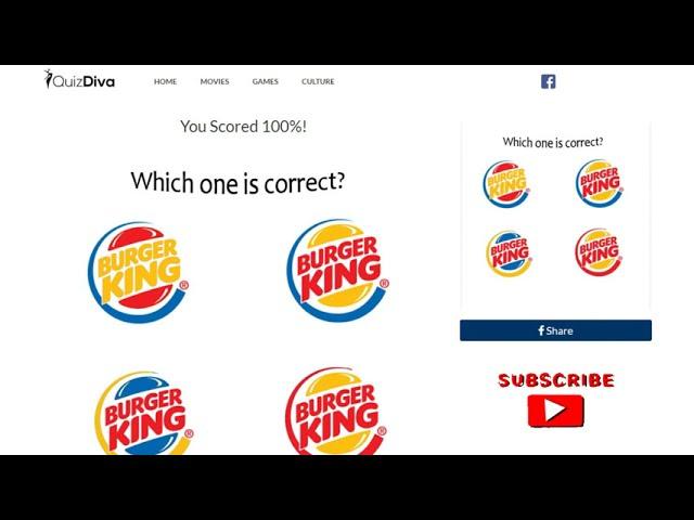 Can You Guess The Right Logo Quiz Answers 100% | Quiz Diva