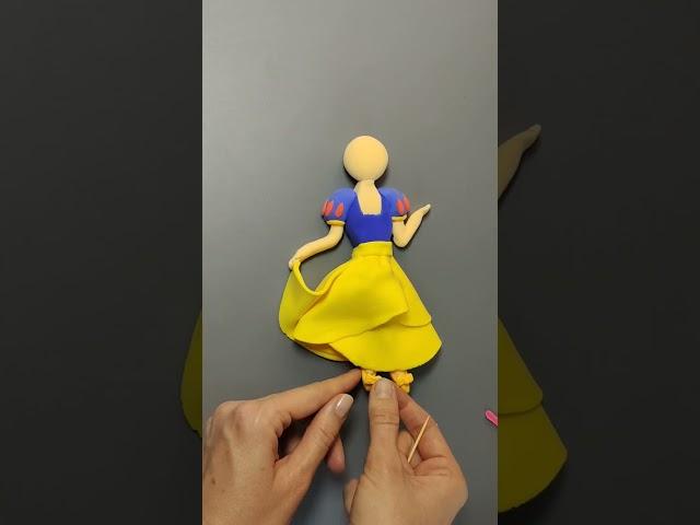 I made Snow White from airy plasticine