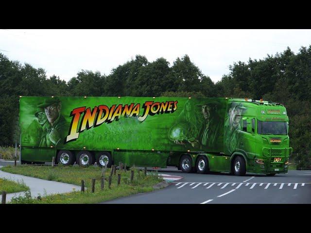 Truckstar Festival 2023 Truckshow with Scania V8,  DAF, Volvo, Mercedes  open pipes sound Part 1