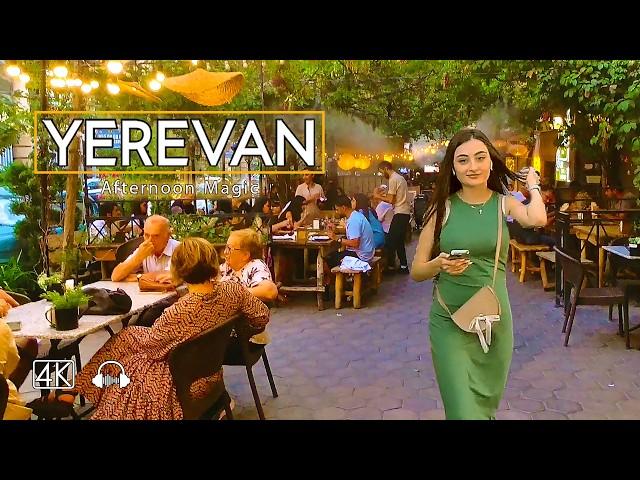 Yerevan, Armenia, Afternoon Magic, A Walking Tour, Sep 05, 2024, 4K 60fps