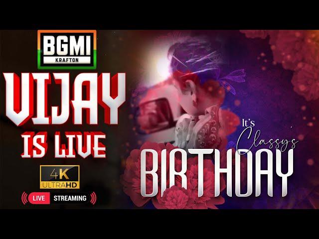 Classy’s Luxe Birthday Bash || VIJAY IS LIVE!! || #bgmilive