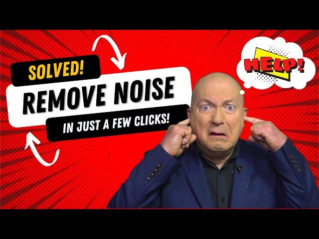 Noise Reduction to Remove Background Noise and Hiss From Audio