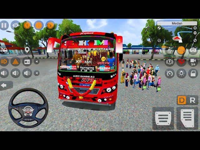 NEW SKM FULLY LIGHTING BUS GAME BEST GAME PESENJER DROP GAME SIMULATOR MOBILE GAME