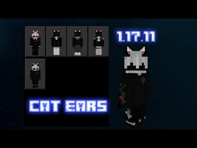 [️] 5 Skins With CatEars Cosmetics + Capes || MINECRAFT 1.17.11