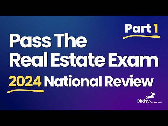  Crush The 2024 REAL ESTATE EXAM: 100 Q&As For Exam Success, Part 1