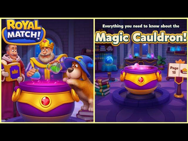 Royal Match: Magic Cauldron - Magical elixir, magical formula, magical event - Full Completed