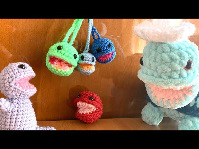 PAC MAN amigurumi, cap cu gura căscată Ha-HA