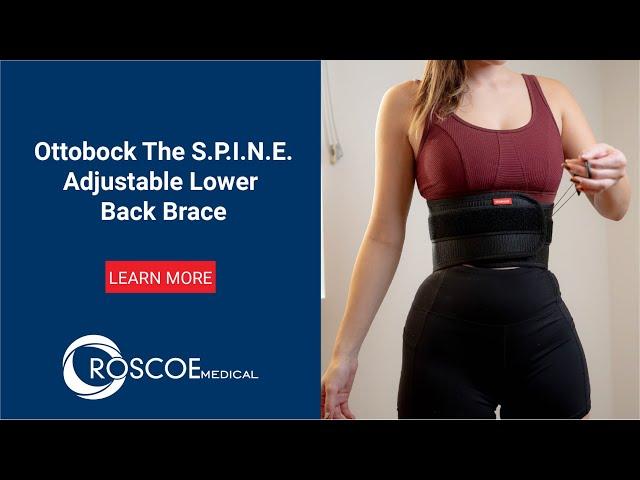 Ottobock The S.P.I.N.E. Adjustable Lower Back Brace