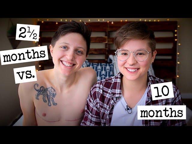 Talking Top Surgery Results With Gray: 10 vs 2.5 Months Post-Op