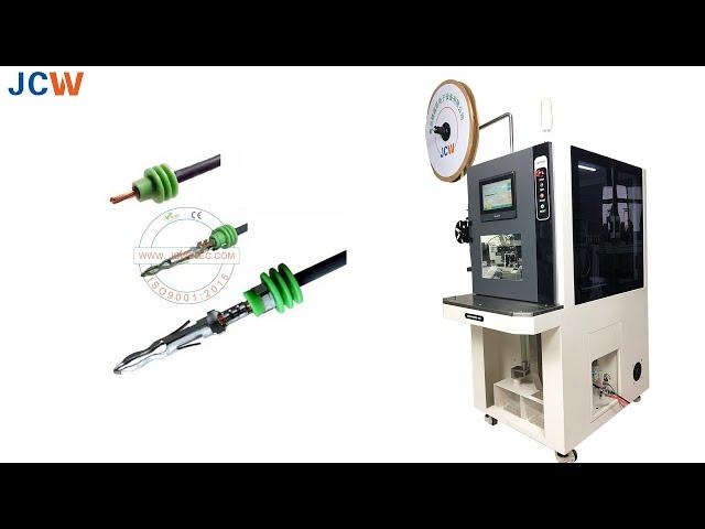 JCW-CST15 | Semi automatic wire stripping sealing and terminal crimping machine