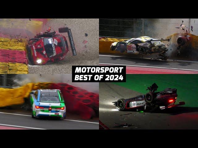 MOTORSPORT BEST OF 2024 - CRASHES, SPINS, FAILS + PURE SOUND