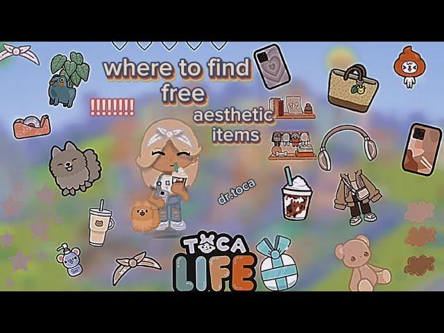 Where to find free aesthetic items🫶#tocaboca #viral #video