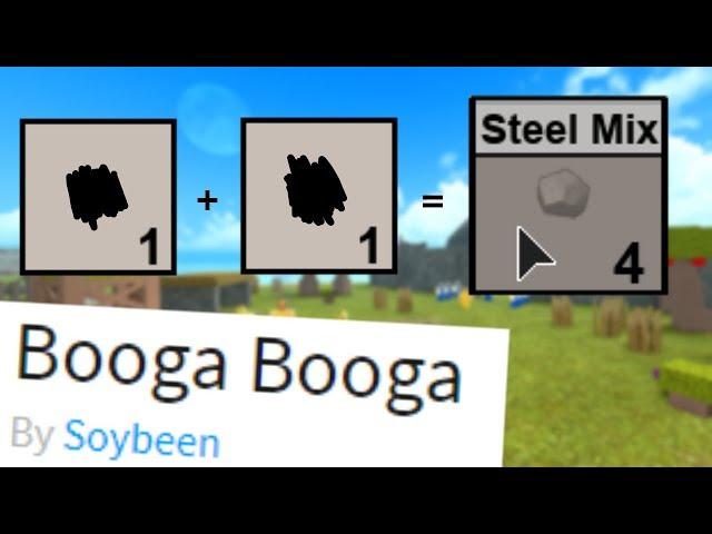 Roblox Booga Booga How to get steel (Fort Tour)