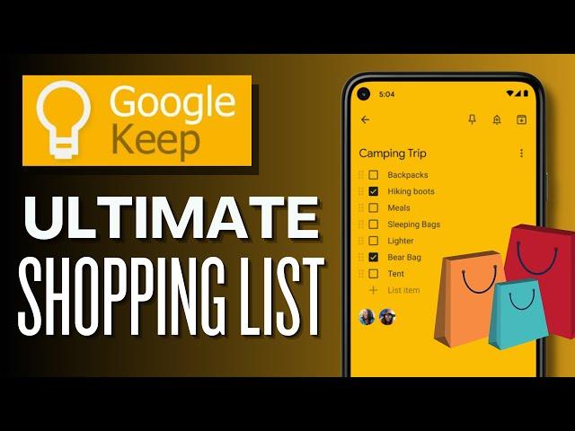 How To Use Google Keep To Create The Ultimate Shopping List