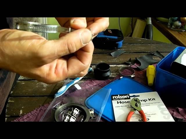 How to assemble your own Worm Drive / Jubilee hose clips / clamps