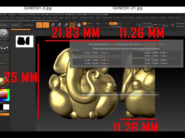 GANESH JI | zbrush turntable | zbrush jewelry tutorial in hindi