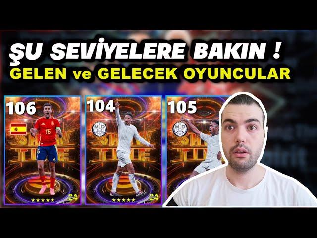 106 RODRİ, 105 VİNİ JUNİOR  GELEN ve GELECEK OYUNCULAR (MAKSİMUM SEVİYELER ve ÖZELLİKLERİ)