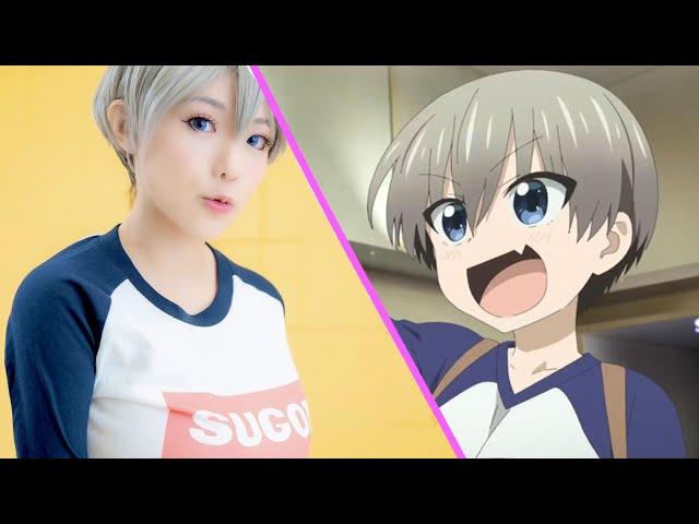 EX ACTRIZ P0RNO HACE COSPLAY REALISTA DE UZAKI-CHAN