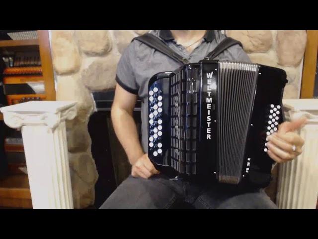 WELTFB26KCBK - Black Weltmeister FB26K Free Bass Chromatic Button Accordion C M 34 26 $2499