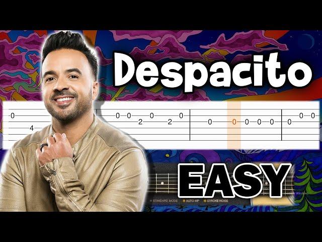 Luis Fonsi - Despacito - Guitar tutorial (TAB)