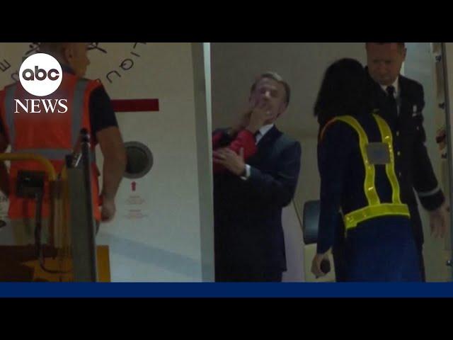 France's Emmanuel Macron dismisses video showing wife shoving him in the face