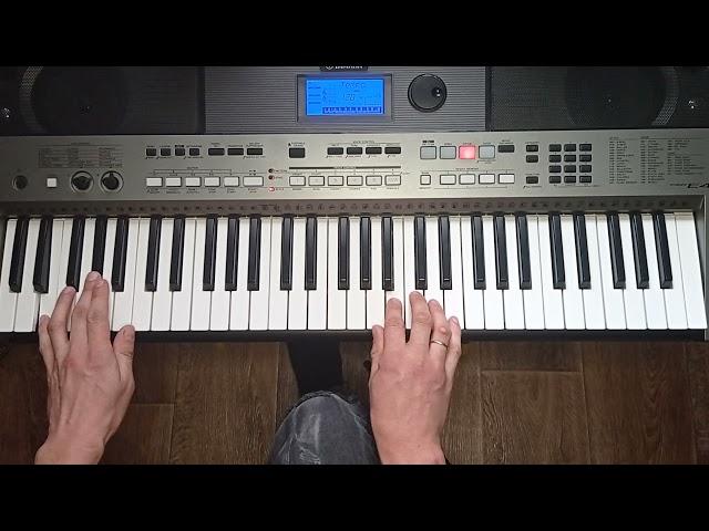 Ласковый май|Розовый вечер(piano cover)на синтезаторе Yamaha psr e 443