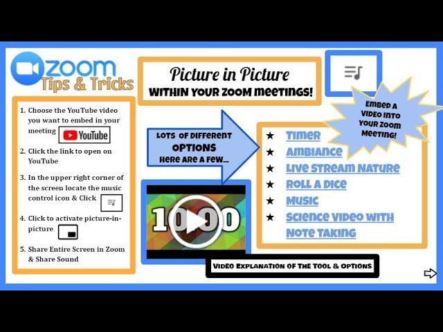 How to Add a YouTube Timer and MORE to Zoom