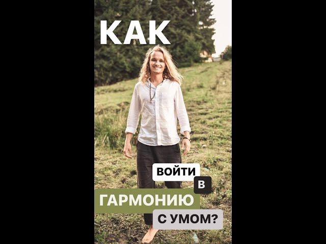 Как войти в гармонию с умом. Обретение баланса. Буйный поток мыслей. Балансировка внимания ‍️