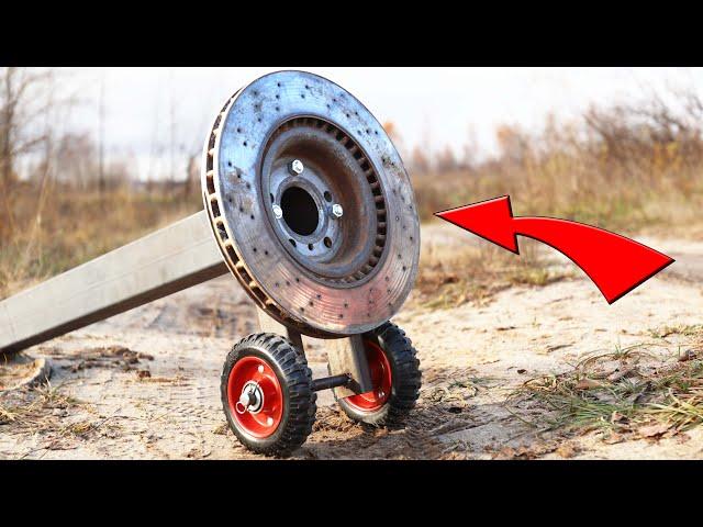 Decent idea from an old brake disc that's worth repeating!