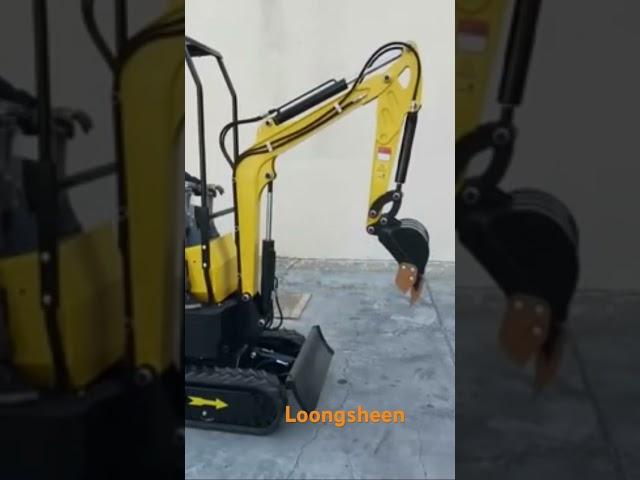 Highly recommend China cheap price mini digger excavator factory supply Loongsheen excavator