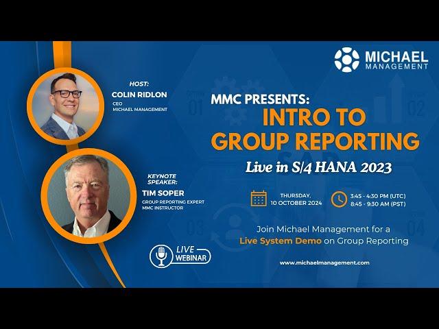 MMC Presents: Intro to Group Reporting with Tim Soper