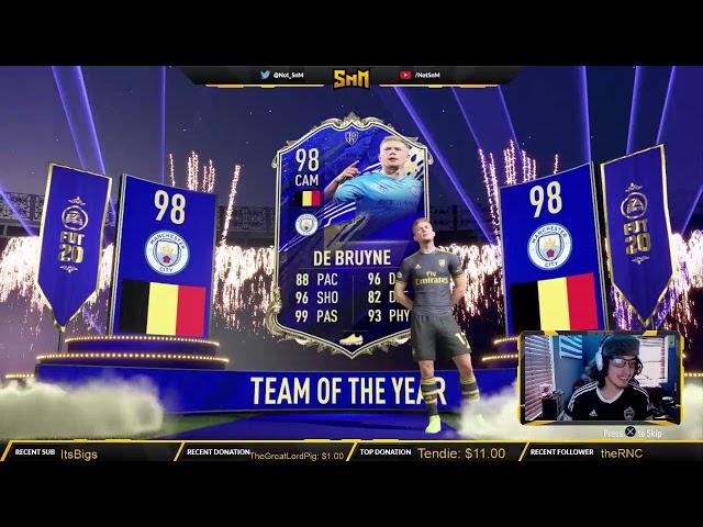 I PACKED TOTY DE BRUYNE!! - FIFA 20 PACK OPENING