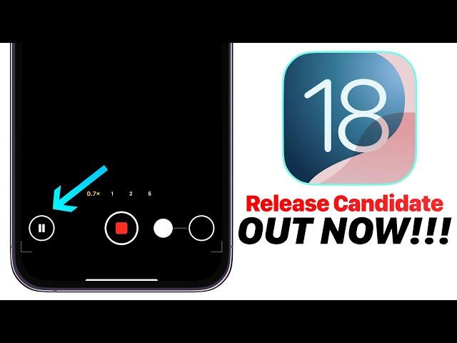 iOS 18 RC is Out - What’s New?