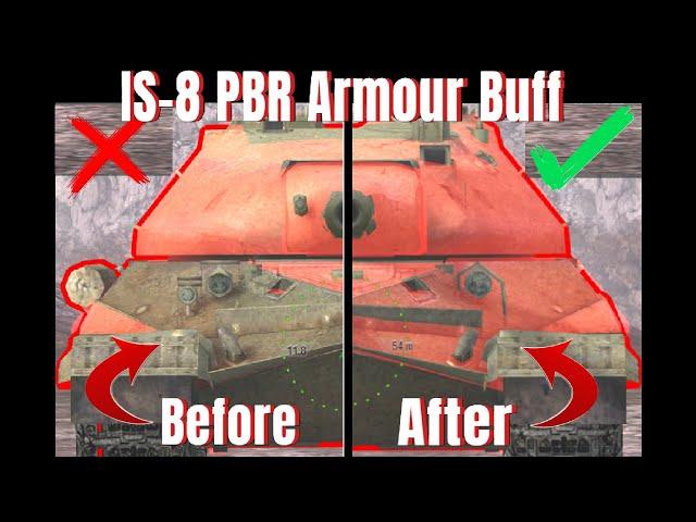 IS-8 NOW HAS PBR IN WOTB! AMAZING ARMOUR BUFF!