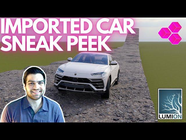 Imported CAR Sneak Peek in LUMION!