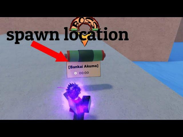 Bankai akuma boss mission spawn location