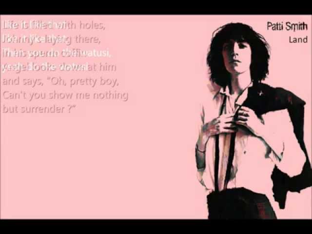 Patti Smith - Land (Lyrics)