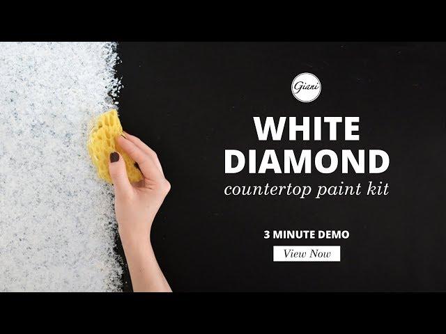 White Diamond (3 min demo) - Giani Countertop Paint