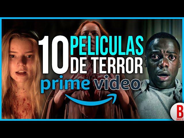 TOP 10 Mejores PELÍCULAS de TERROR en AMAZON PRIME VIDEO 2023