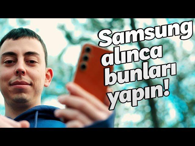 Samsung telefon ve tablet alınca bilmeniz gerekenler!