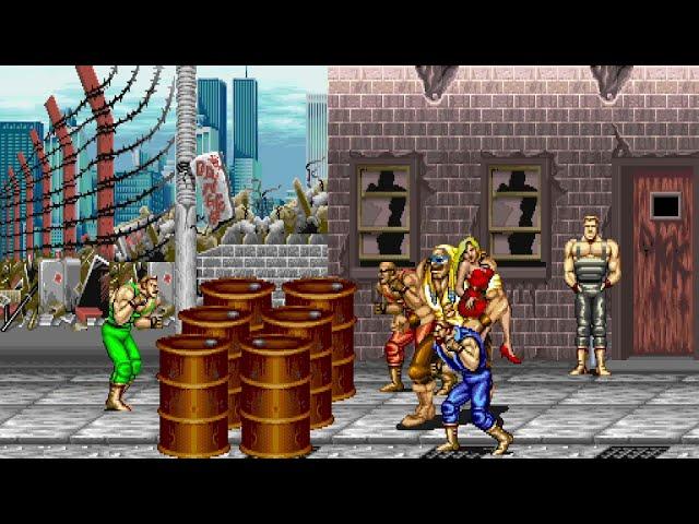 FINAL FIGHT  (ARCADE) ALL BOSS HACK EDITION BRED FULL PLAYTHROUGH